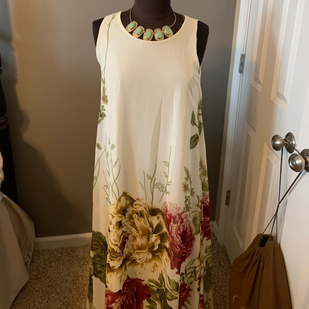 Floral Print Maxi